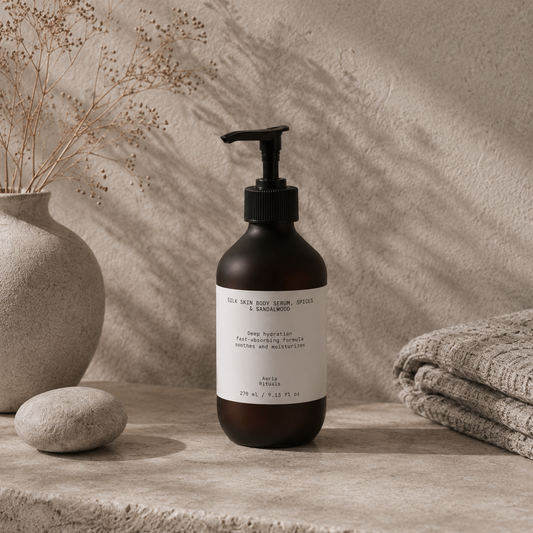 Silk Skin Body Serum, Spices & Sandalwood