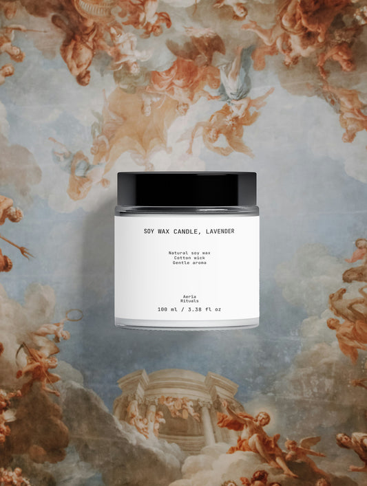 Soy Wax Candle, Lavender